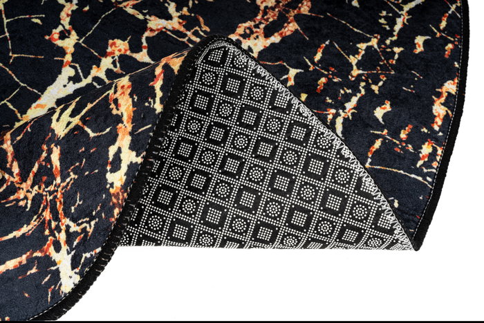 Mijölnir Juego de alfombras de baño Goldes Multicolor, 2 piezas
